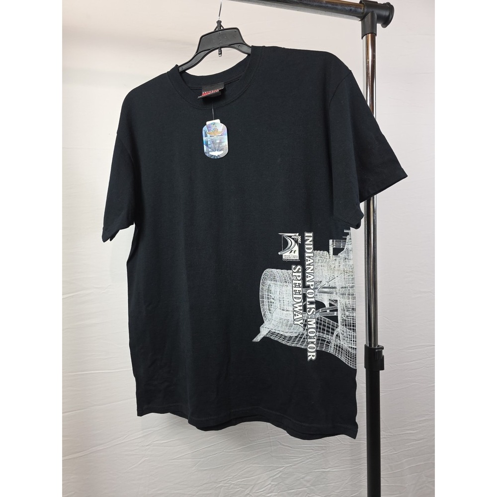 NEW 2007 T Shirt Size L  Indianapolis Motor Speedway By Brickyard Authentics Bla